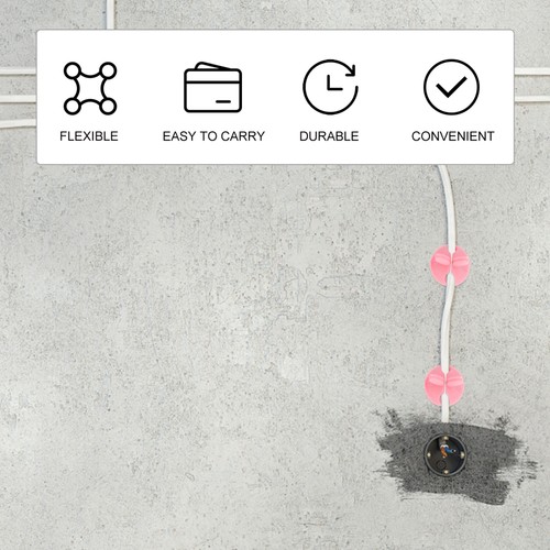 32 Pcs Kaninchen -Ohrfixiergerät Datenkabelclips Kabel-Organizer-Clips - Bild 7 von 12