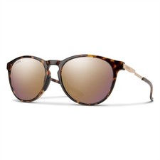 Smith Optics Wander Sunglasses Tortoise Chromapop Polarized Rose Gold Mirror