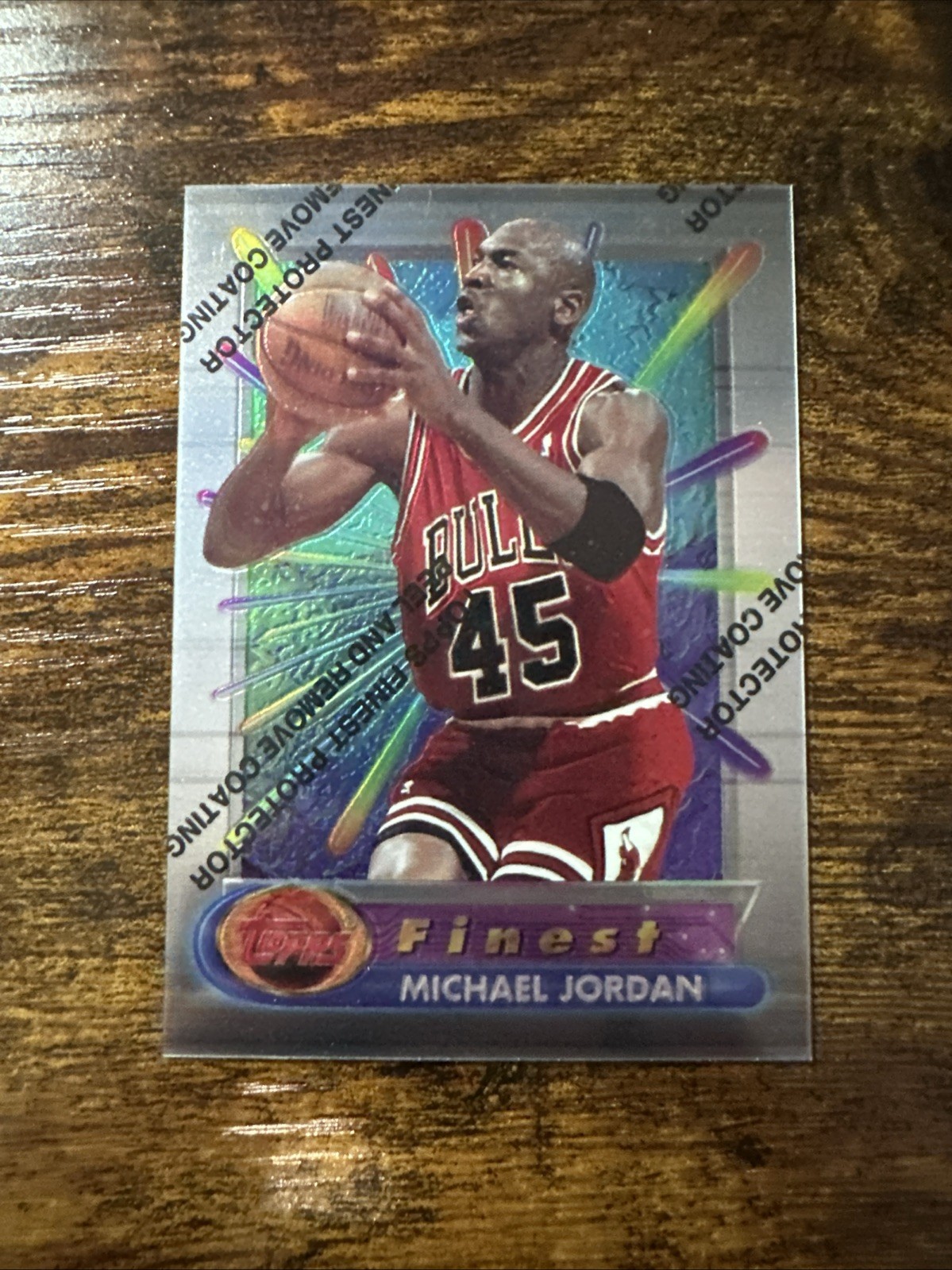 MICHAEL JORDAN 1994-1995 Topps Finest WITH COATING #331 Chicago Bulls 