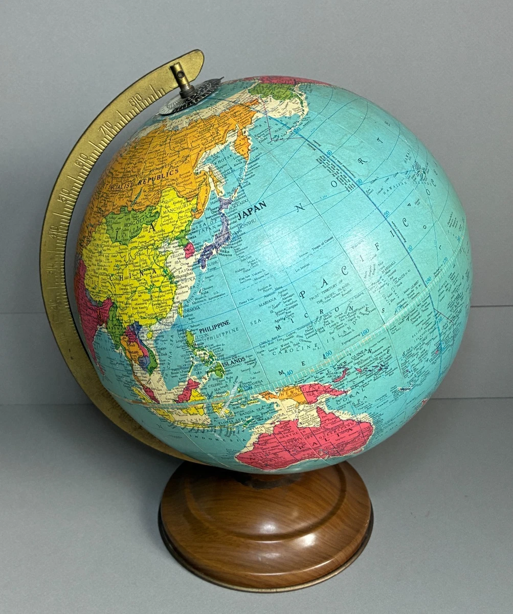 Replogle Vintage Original Antique World Worlds Globes for sale | eBay