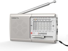 XHDATA D219 Radios Portable Am Fm with Strong Reception Compact Design, Small Ba
