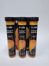 3x Tonic Energy & Hydration 4-in-1 Mango 20 Effervescent Tablets – BB 08/27