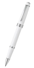 Cross Bailey Light Rollerball Pen Polished White Resin New In Box AT0745-2