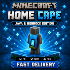 Minecraft Home Cape | Java & Bedrock | Código XBOX/PC | Entrega rápida