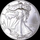 2021  AMERICAN SILVER EAGLE  1  OZ. FINE SILVER BULLION COIN 999  TYPE 2  BU-UNC