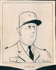 1966 President Charles De Gaulle Allies France Freedom Battlefield Man 8X8 Photo