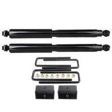 PICKOOR 3" Rear Leveling Kit & Rear Shocks For Chevy Silverado 1500