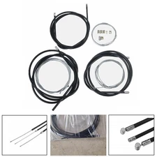 Motorcycle Clutch Cable with Brake Cable Throttle Cable Line Assembly Universal