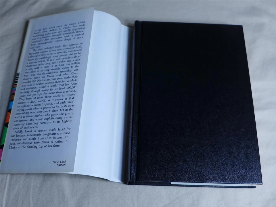 Arthur C. Clarke RENDEZVOUS WITH RAMA 1973 BCE Edition Hardcover + Dust Jacket - Image 4 of 4
