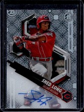 2018 Bowman High Tek Shed Long Prospects Auto Autograph #PHT-SL Reds