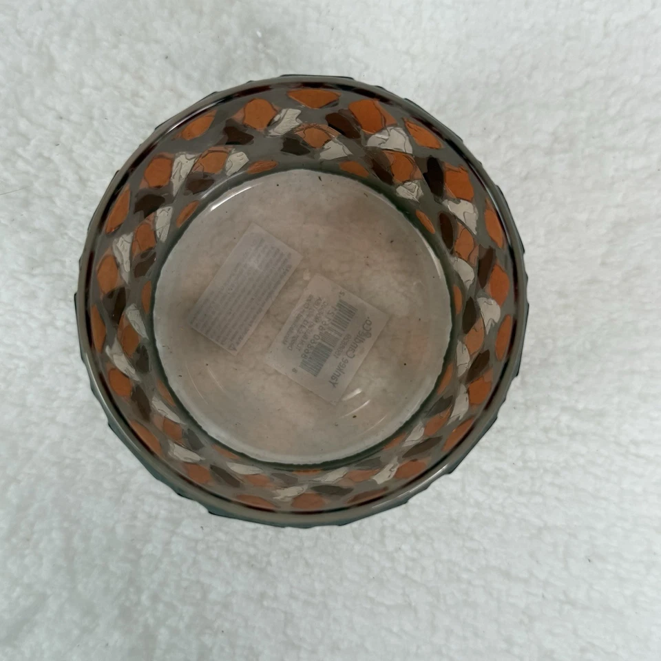 2 soportes de luz de té votivos mosaico de vidrio rubor vela Yankee caja abierta Foto 4 de 4