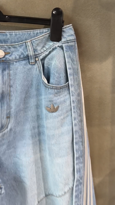 adidas Originals Adilenium 5.0 Banana Overlay Denim Pants Women