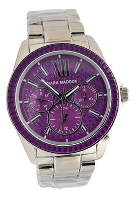 Mark Maddox MM6013-73 Damenuhr Quarz Multifunktion Datum Edelstahl 39 mm Neu OVP