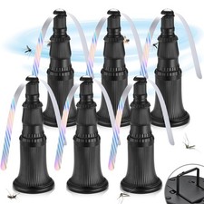 Fly Fans for Tables, Fan Indoor Outdoor Candlestick shape - black