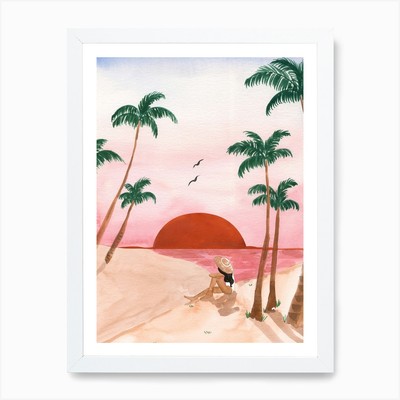 Sunset Dreamer Ii Art Print Framed Wall Art Poster Canvas Print Picture