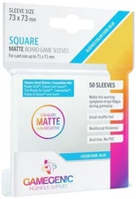 Matte Board Game Square-Sized Sleeves, 50pcs - 7.3 x 7.3cm - Game Genic