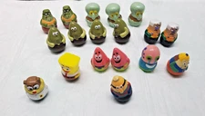 18  SpongeBob Squarepants Frankford Candy Weeble Wobble Mini Figures Nice