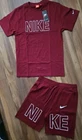 Men Nike T-shirt and Short Set, Sweat Shorts Printed 2 Peice Set 3XL(42)