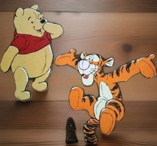 Vtg Disney Winnie Pooh Nursery Wall Decor Tigger Pressed Board
