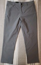 Banana Republic Men  s 36x30 Gray Travel Pant Performance Tech Stretch Slim Fit