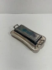 Vintage Silver Plate Butter Dish by: Cresent Mark 3179 1960s Beautiful