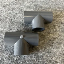 Lot Of 2 Lasco 801-007 3/4" PVC Sch 80 Socket Tee New