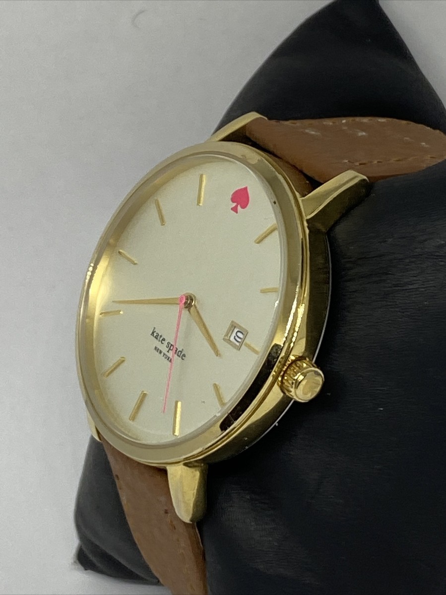 Kate Spade New York 0009 Womens Brown Leather Analog Gold  display picture 1
