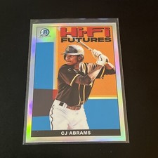 2022 Bowman Chrome CJ Abrams Hi-Fi Futures #HIFI-8 San Diego Padres 