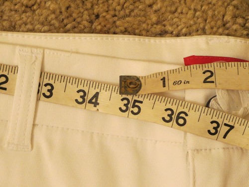 Dickies Jr Girl's pants size 11 Waist 34.5" x Inseam 24" White - Picture 7 of 9