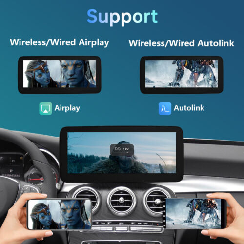 12.3' Wireless CarPlay Touch Screen Stereo NTG5.0 For Benz C W205 X253 V W447 RT - Bild 9 von 15