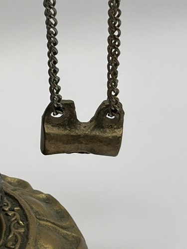 Japan Antique Dragon Sculpture Bronze Hanging Bell Hangan Collection FREE SHPNG - Picture 10 of 17
