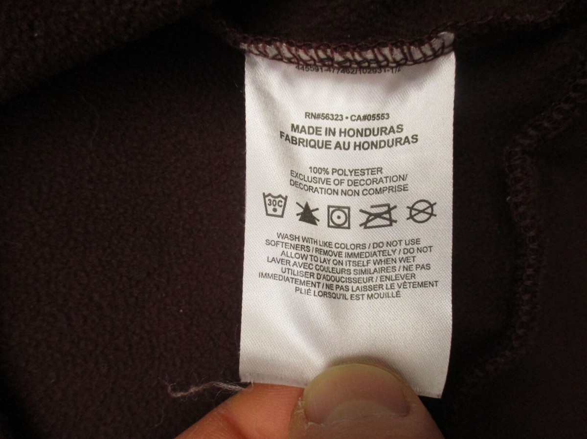 NIKE DRI-FIT Size L Mens Brown Full Zip Stand Collar Pocket