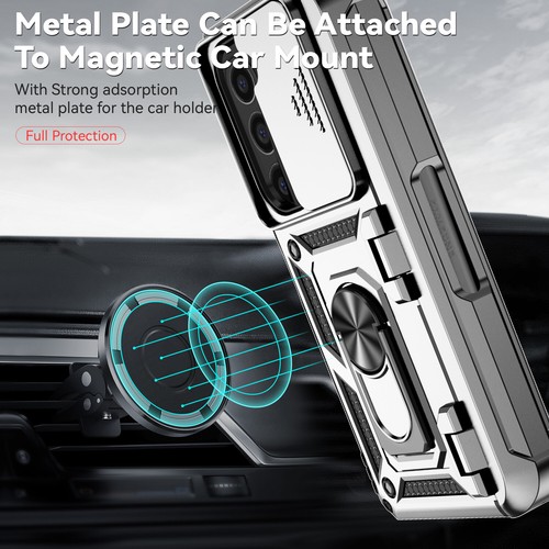 For Samsung Galaxy Z Fold 6 Shockproof Rubber Magnetic Kickstand Case - Picture 32 of 99