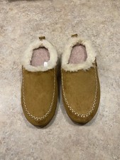 NEW Alpine By Dearfoams Women's Bern Clog Slipper Whiskey Size XL 11-12