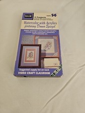 Watercolor with Acrylic Donna Speigel Acrylic Painting VHS 3 Projects BIN A7 