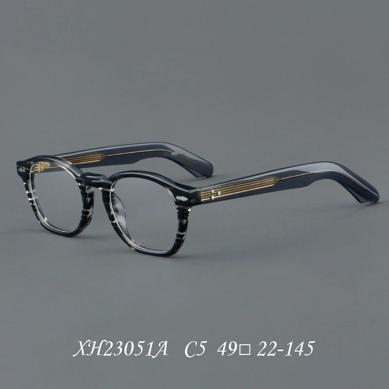 Retro Square Acetate Thick Eyeglasses Hand Made Glasses Frames Men Women Vintage