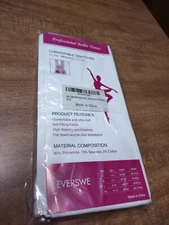 Everswe Tights Ballet Convertible Tights 40D SZ: Large 8-10 Medium Weight White