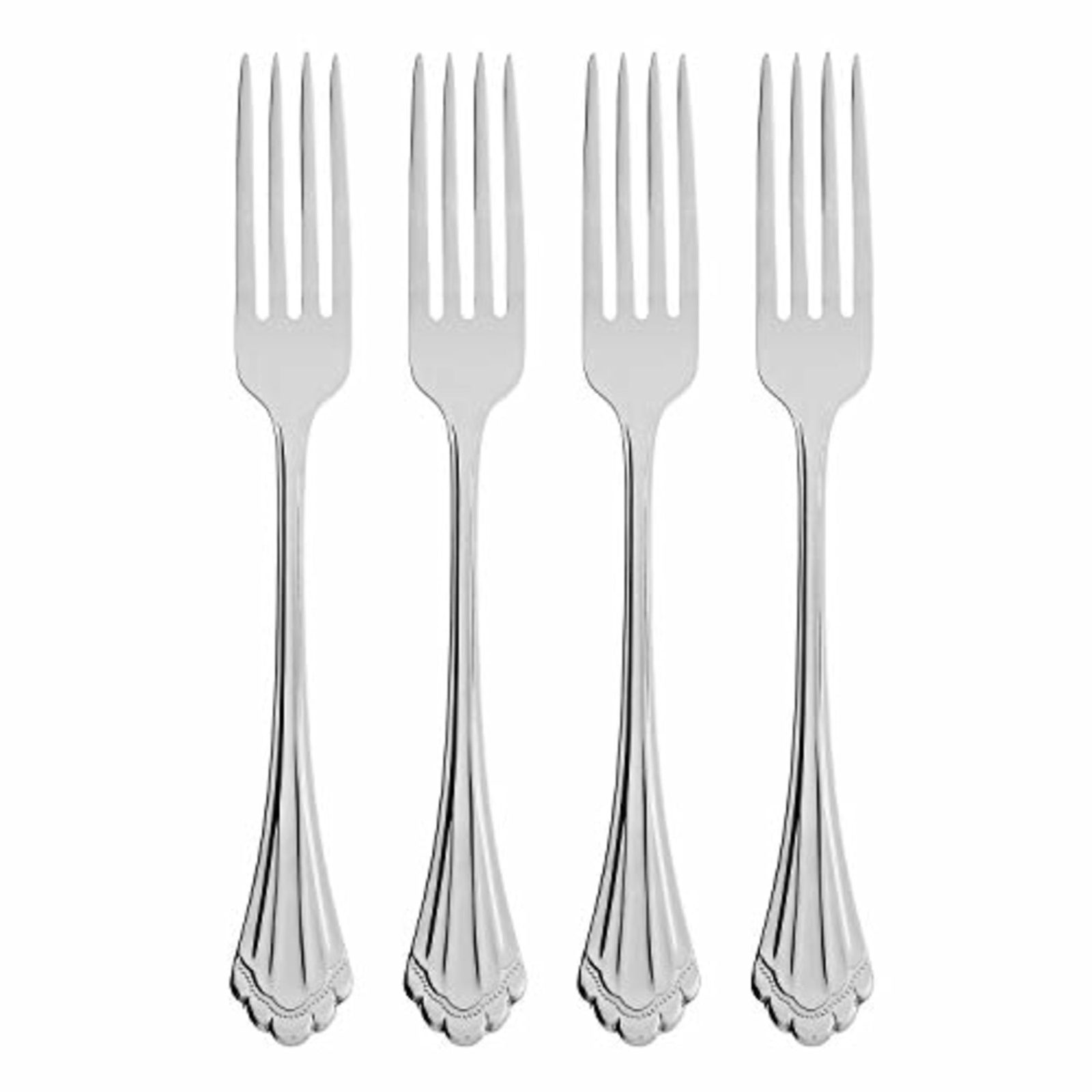 Marquette Fine Flatware Dinner Forks, Set of 4