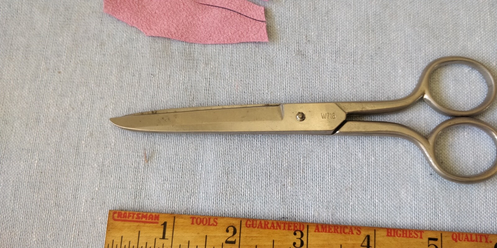 VINTAGE WISS SCISSORS Shears W716 (Sewing) Refurbished 🇺🇸 made in