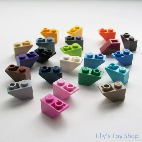 Lego - Reverse Slopes Bricks 1x2 Stud - ID 3665 - Pick Colour & Pack Size - NEW