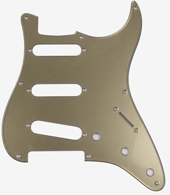 1 ply Acrylic Gold Pickguard Guitar Parts For Fender US 57' 8 Sctew Stratocaster