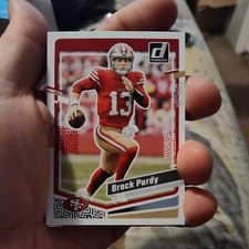 2023 Donruss Brock Purdy Base Aqueous Test SSP- 49ers
