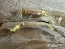 LOT (2) Vintage Amerock Brass/Ceramic 5 Cabin...