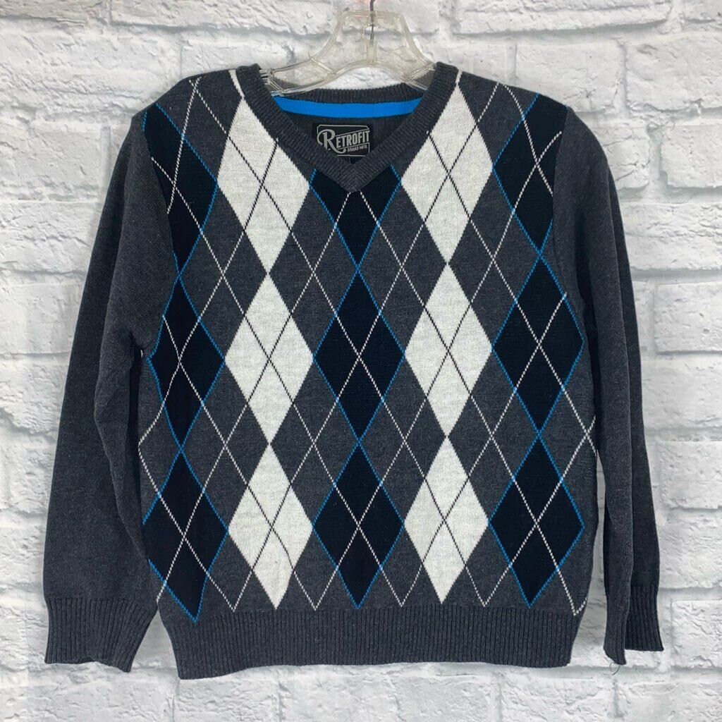 Retrofit brand MFG diamond pattern Crewneck Longsleeve Retrofit brand MFG diamond pattern Crewneck Longsleeve