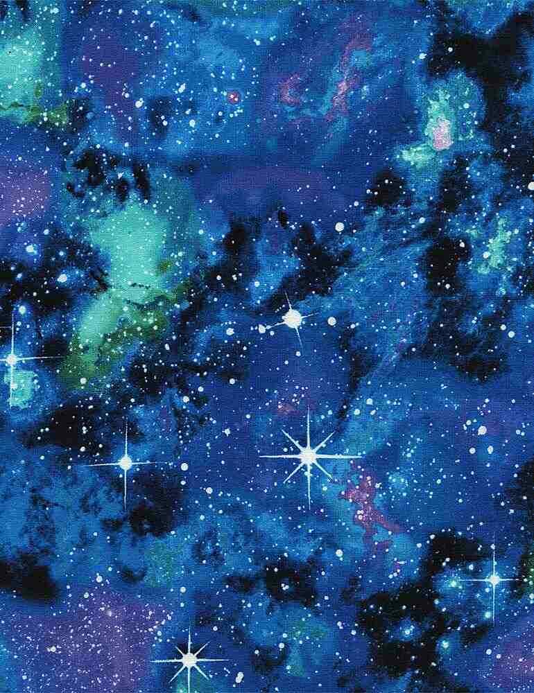Galaxy Fabric BTY, Night Sky, C4847, Cotton BTY, TheFabricEdge