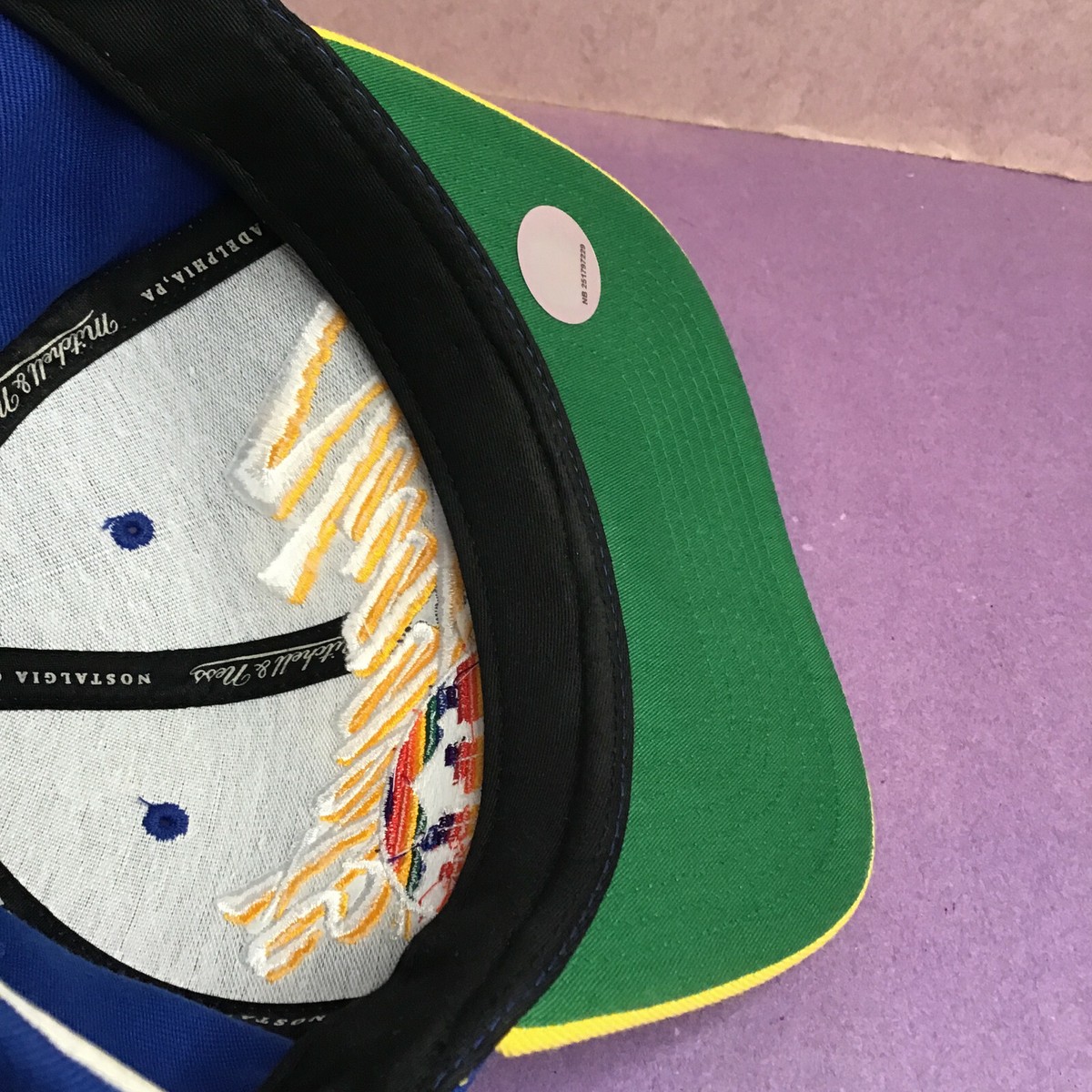 Denver Nuggets Mitchell & Ness NBA Team Logo Rainbow