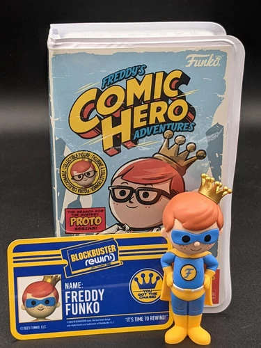 SDCC Shared 2023 Funko Blockbuster Rewind: Freddy’s Comic Hero Adventure Chase
