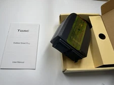 Yuusei Outdoor Smart Plug, Outlet With 2 Individual Sockets