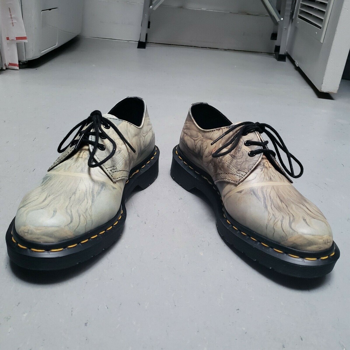 NEW DR MARTENS William Blake House of Death Satin Mans Sz 6 (Sz 5