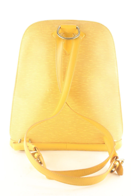 Louis Vuitton Yellow Epi Leather Gobelin Medium Backpack  display picture 1